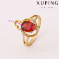 11942 xuping moda dedo ouro 18k capina anéis com pedra